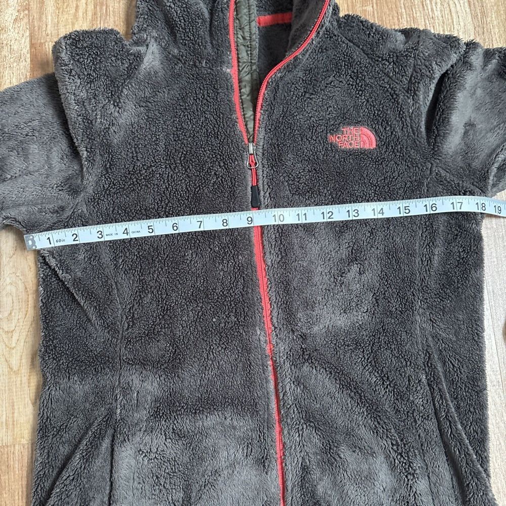 The North Face Osito Fleece Zip Up‎ Jacket Dark Khaki Green Women's Small - Picture 6 of 7